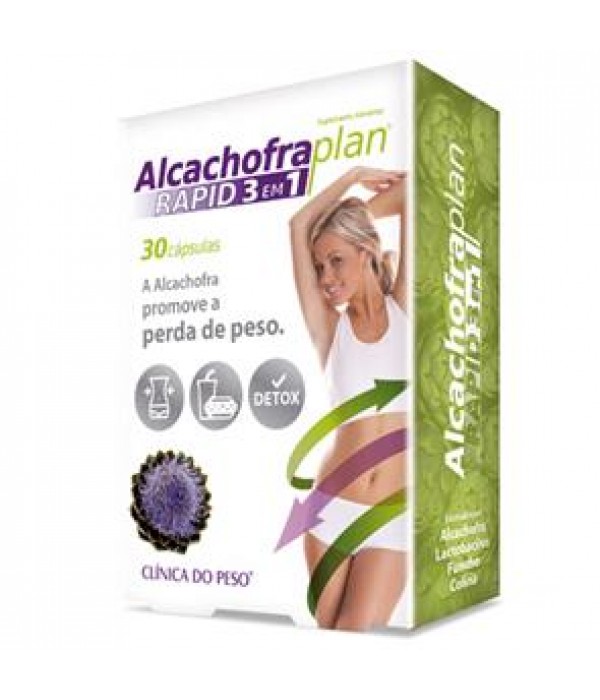 Alcachofra Plan Rapid 3 erm 1 - 30 Cápsulas